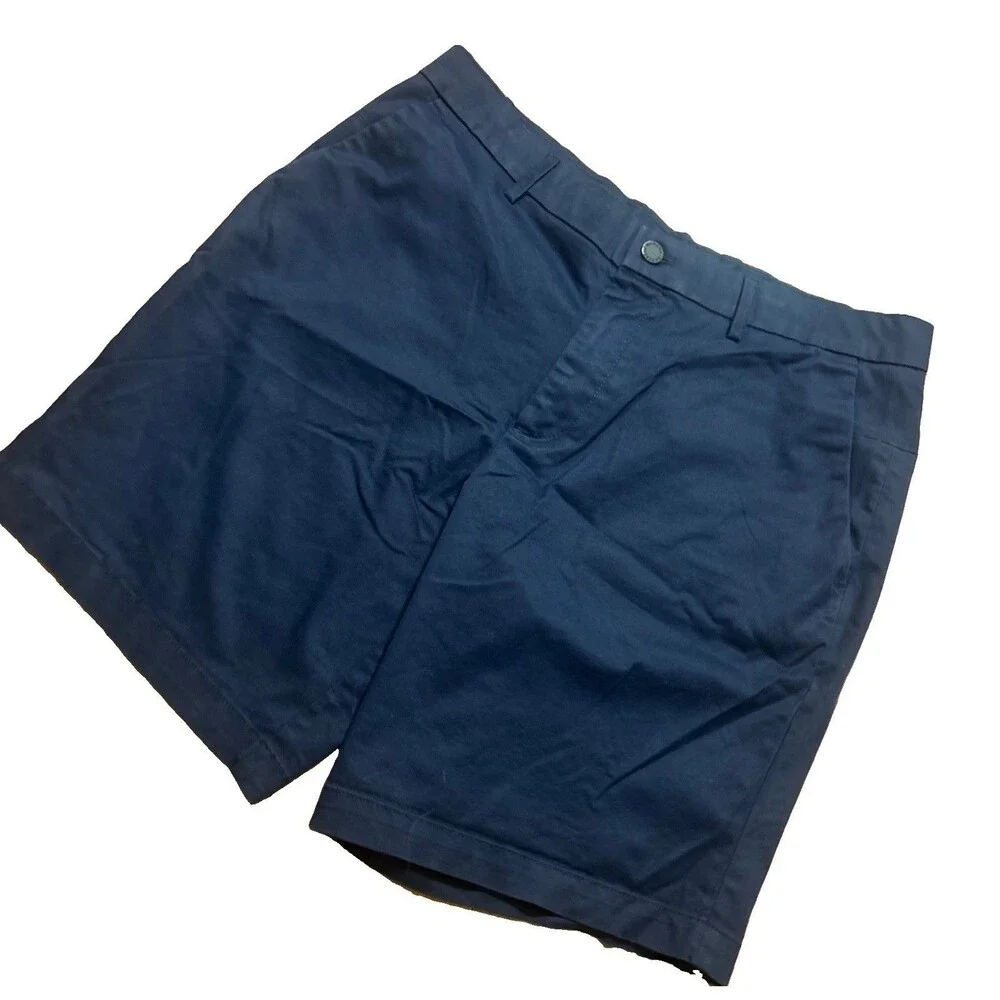 Banana Republic Aiden Short Chino  Men's 35 Navy Blue 9